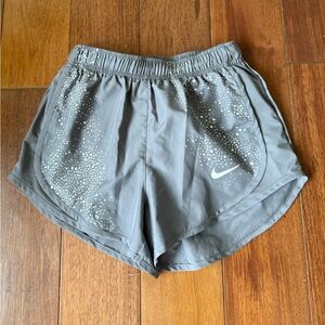 Nike grey & white Dri-Fit shorts